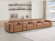 1224 - 7-Piece Modular Power Reclining Sofa In With 4 Power Recliners & Power Headrests - R&R Furniture Gallery (Fountain Valley, CA)