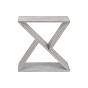 Contemporary 8th Street accent side table with sleek design, featuring a round top and modern wooden finish.