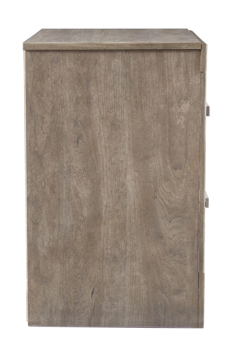Culverbach - Two Drawer Night Stand - Gray - R&R Furniture Gallery (Fountain Valley, CA)