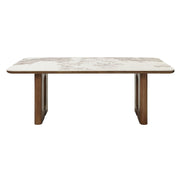 Harvey - Dining Table With Ceramic Top - Walnut - R&R Furniture Gallery (Fountain Valley, CA)