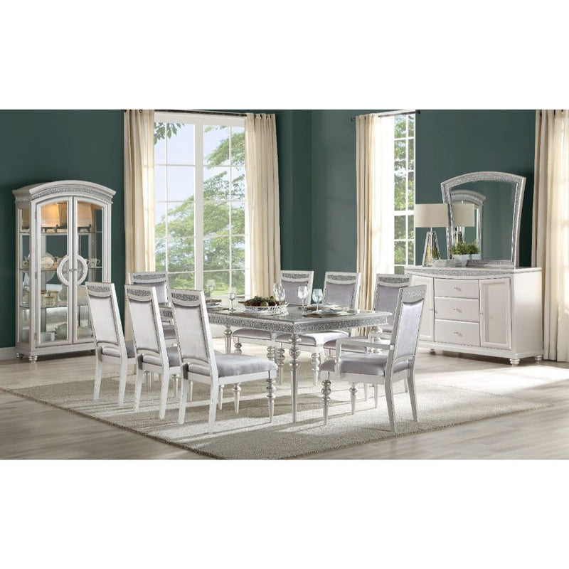 Maverick - Dining Table - Platinum - R&R Furniture Gallery (Fountain Valley, CA)