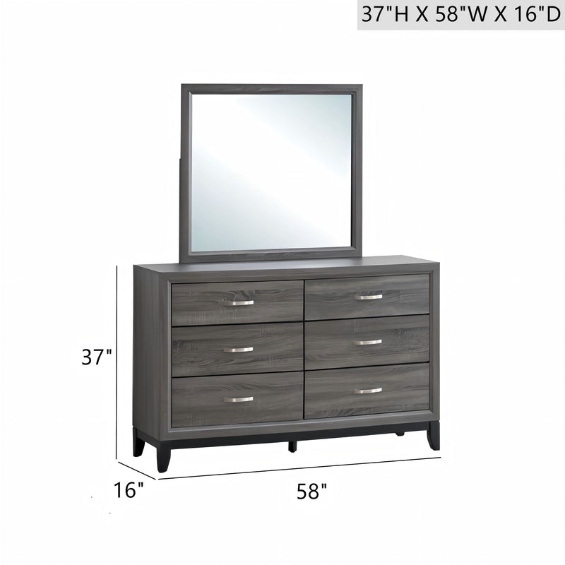 Glasgow - Dresser With 6 Drawers - R&R Furniture Gallery (Fountain Valley, CA)