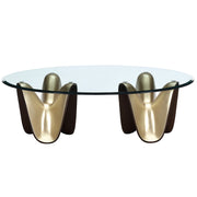 Houston - Cocktail Table - Brushed Gold - R&R Furniture Gallery (Fountain Valley, CA)