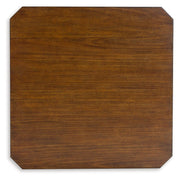Trenmour - Square End Table - Medium Brown - R&R Furniture Gallery (Fountain Valley, CA)