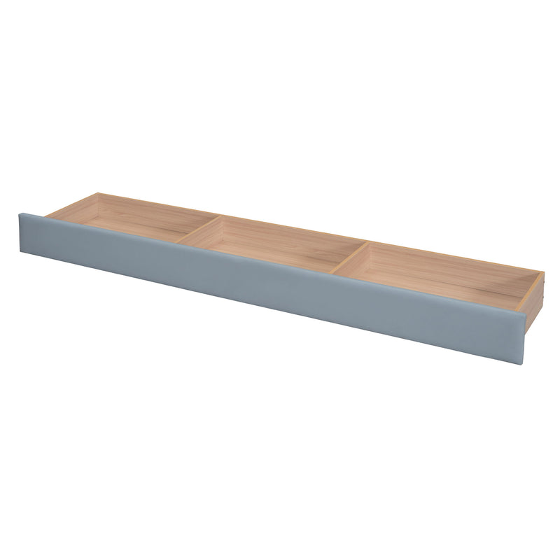 Upholstered Mother & Child Bed With Hydraulic Storage System, Drawer Box, Bedhead Storage Shelf And 2 Pairs Of Sockets & USB Ports - R&R Furniture Gallery (Fountain Valley, CA)