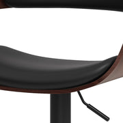 Archer - Adjustable Swivel Bar Stool - Black - R&R Furniture Gallery (Fountain Valley, CA)