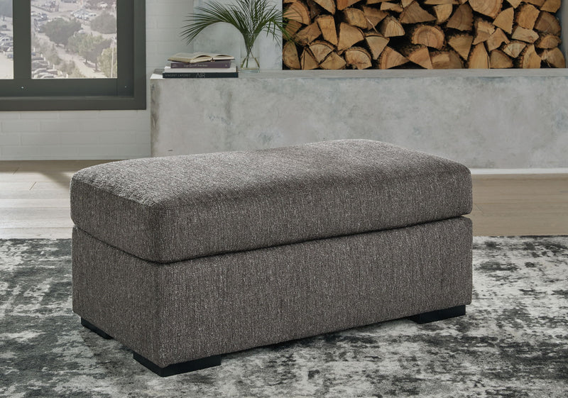 Gardiner - Ottoman - Pewter - R&R Furniture Gallery (Fountain Valley, CA)