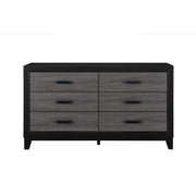 Soluto - Dresser - Gray / Black - R&R Furniture Gallery (Fountain Valley, CA)