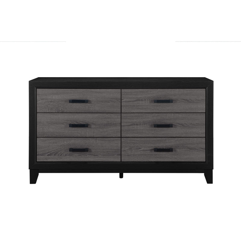 Soluto - Dresser - Gray / Black - R&R Furniture Gallery (Fountain Valley, CA)