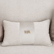 Camellia Field - Chenille Sofa - Beige / Dark Brown - R&R Furniture Gallery (Fountain Valley, CA)