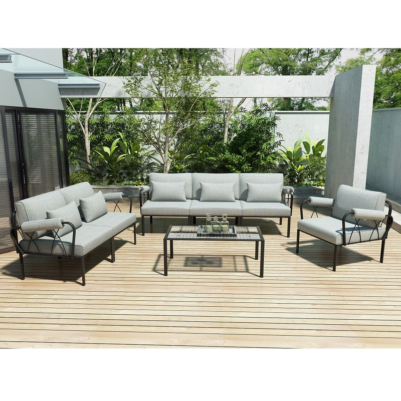 Rajni - Patio-Ottoman - R&R Furniture Gallery (Fountain Valley, CA)