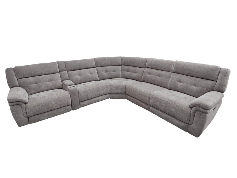 Richland - Modular Power Reclining Sectional With Power Adjustable Headrests - R&R Furniture Gallery (Fountain Valley, CA)