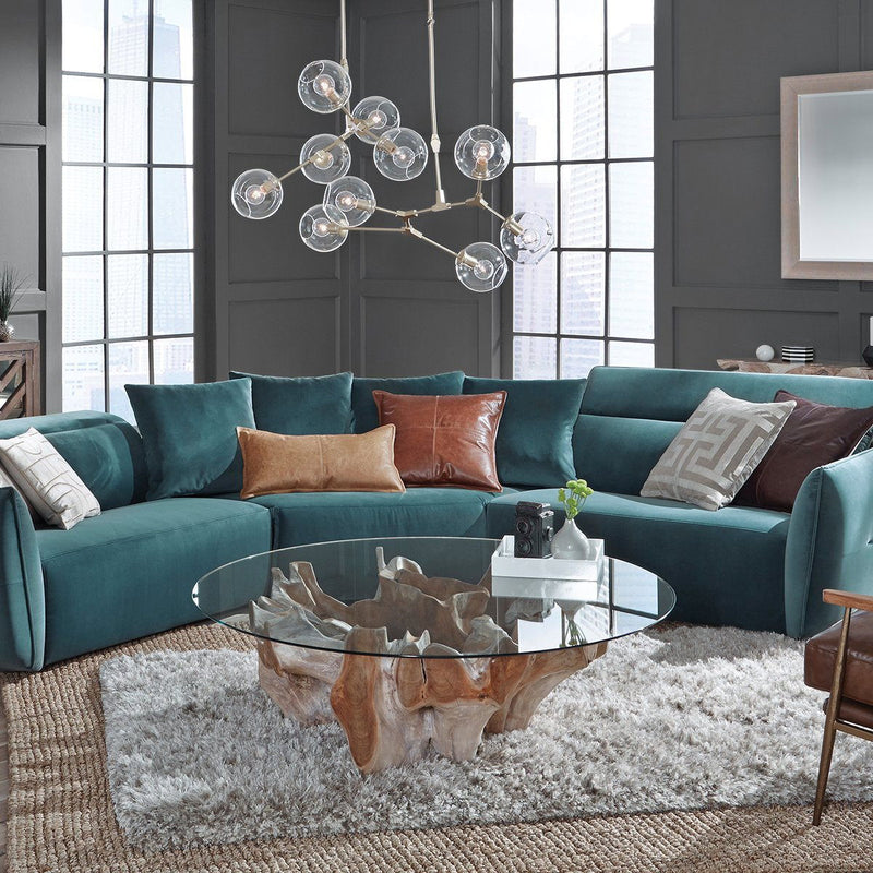 Hailey - Coffee Table - Natural White Wash - R&R Furniture Gallery (Fountain Valley, CA)