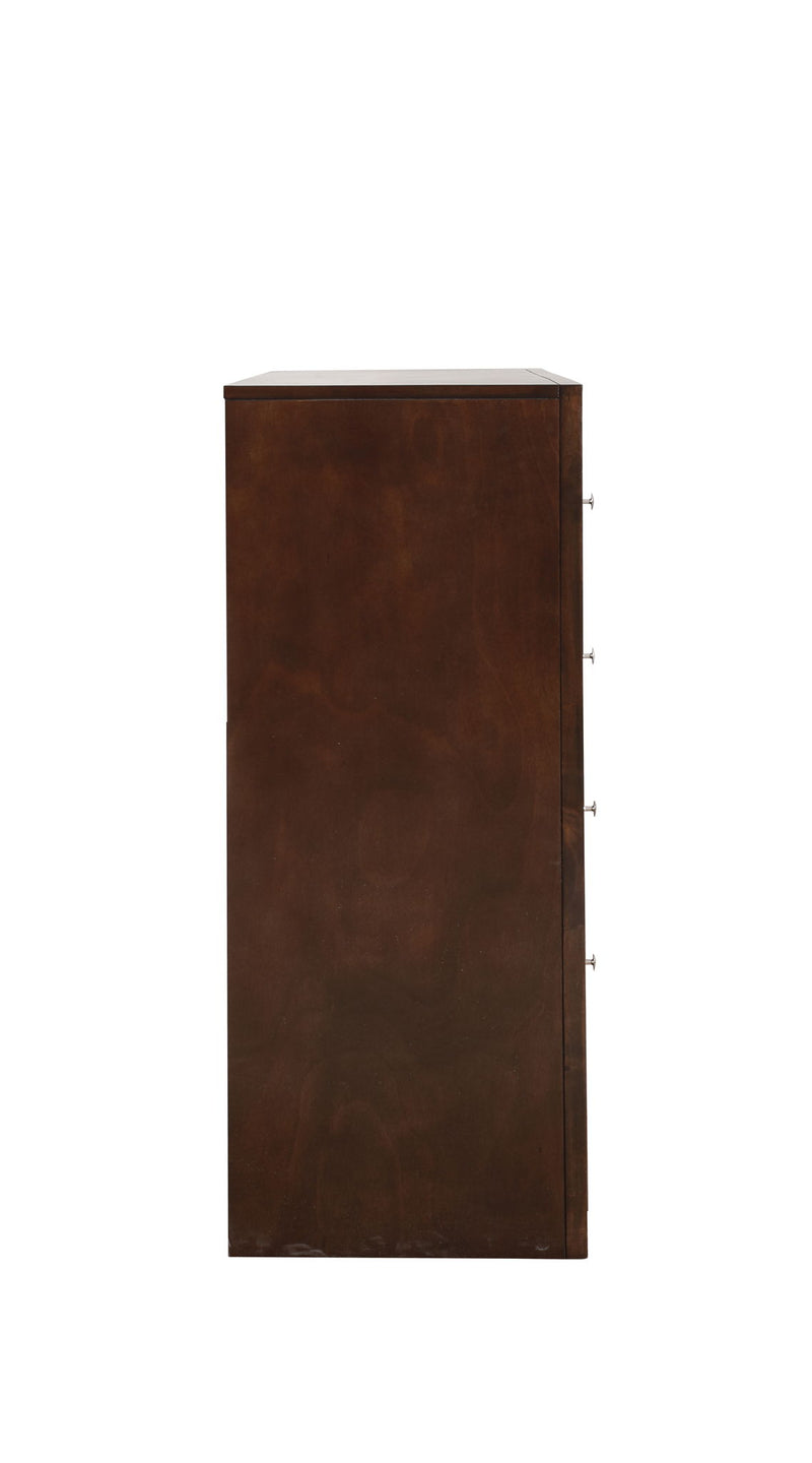 Glory Furniture Marilla dresser with six drawers, wooden finish, and modern design for bedroom storage.