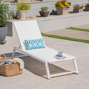 Myers - Chaise Lounge - White - R&R Furniture Gallery (Fountain Valley, CA)