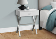 Accent Side X Table, Storage Drawer, Contemporary & Modern - R&R Furniture Gallery (Fountain Valley, CA)