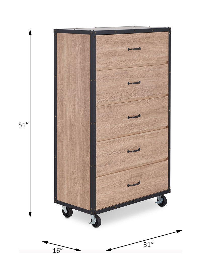 Bemis - Chest - Weathered Light Oak - R&R Furniture Gallery (Fountain Valley, CA)