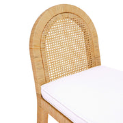 Amara - Rattan Arched Back Dining Chair - Natural - R&R Furniture Gallery (Fountain Valley, CA)