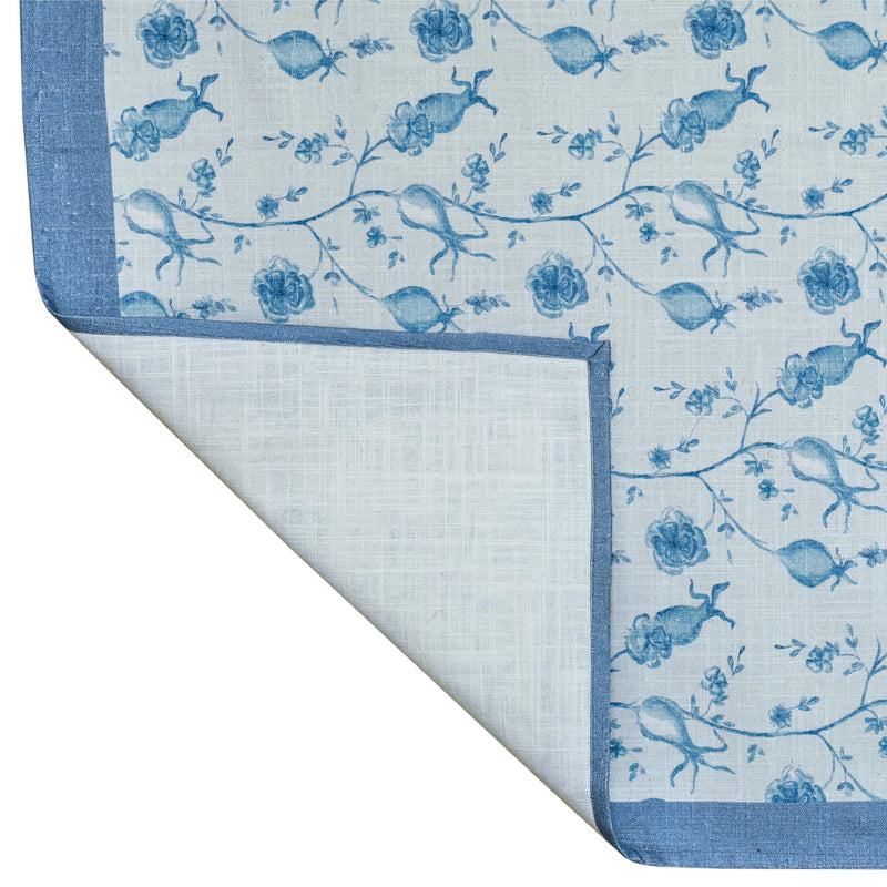 Set of TOV Furniture Dolce placemat sets with elegant fabric tablecloths and matching placemats for dining table decor.