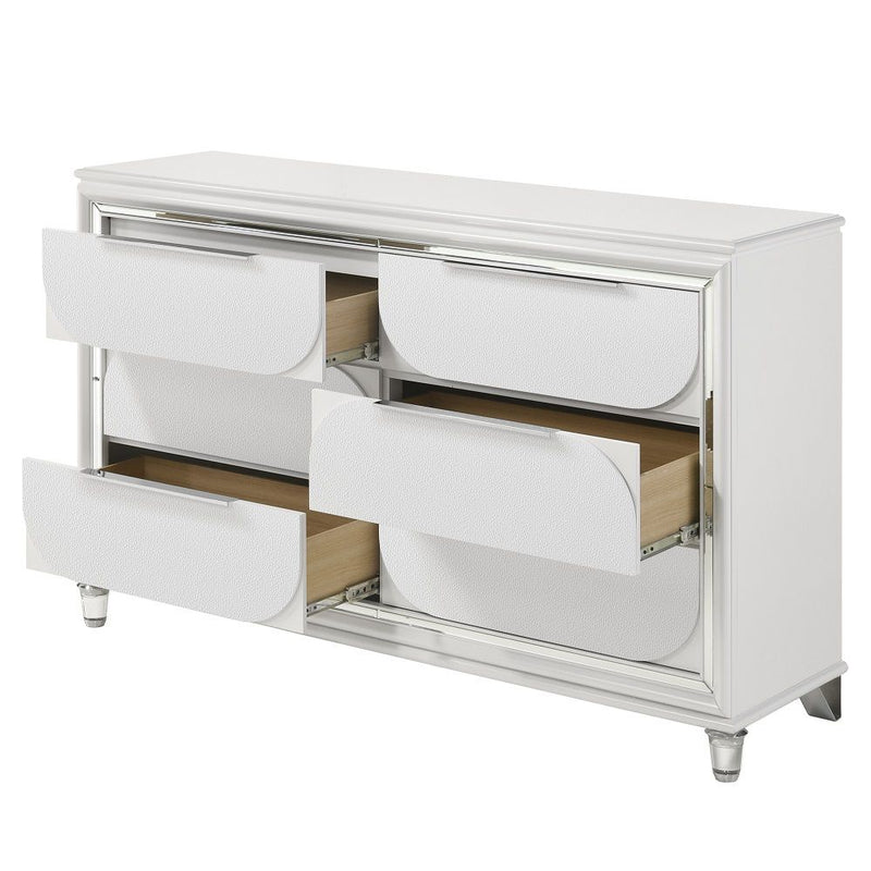 Tarian - Dresser - Pearl White - R&R Furniture Gallery (Fountain Valley, CA)