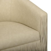 Shag Me - Vegan Leather Swivel Chair - R&R Furniture Gallery (Fountain Valley, CA)