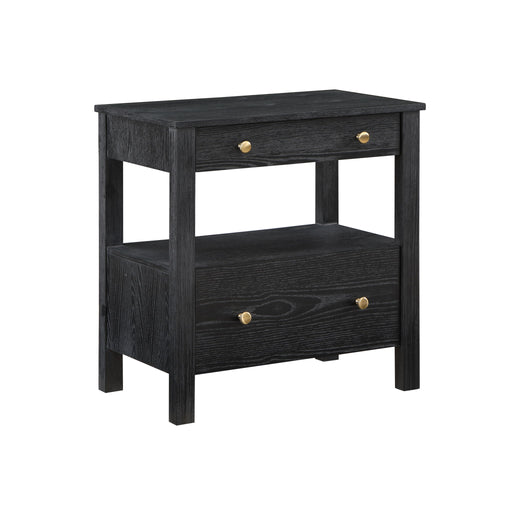 Danielle - 2 Drawer Nightstand - Black - R&R Furniture Gallery (Fountain Valley, CA)