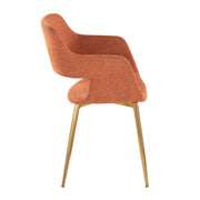 Set of two Lumi Source Margarite contemporary dining chairs with sleek, versatile design and modern style, shown in a stylish dining room setting.