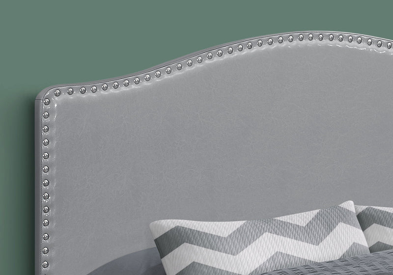 Queen Size, Bed Headboard Only, Upholstered, Transitional - Gray - R&R Furniture Gallery (Fountain Valley, CA)