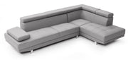 Glory Furniture Riveredge Comfort Sectional sofa with plush cushions and neutral fabric, perfect for modern living rooms.
