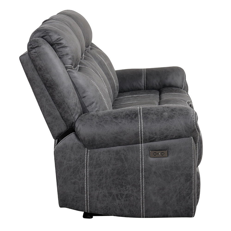 Zubaida - Sofa w/USB Dock & Console(Motion) - R&R Furniture Gallery (Fountain Valley, CA)
