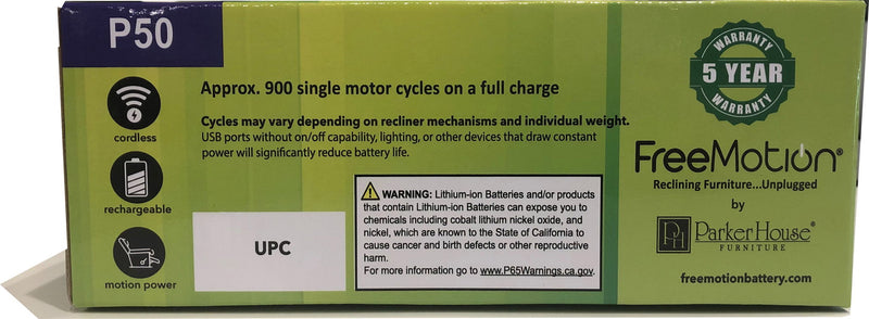 Freemotion - Battery 5000 mAh - Black - R&R Furniture Gallery (Fountain Valley, CA)