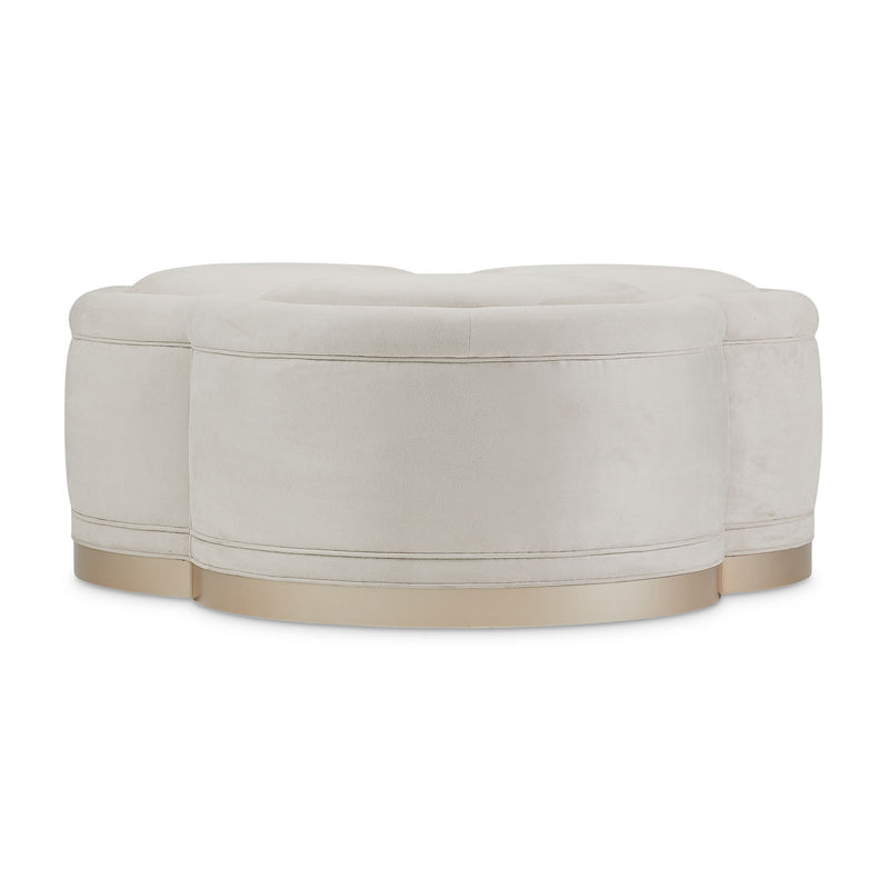 Malibu Crest - Cocktail Ottoman - Chardonnay - R&R Furniture Gallery (Fountain Valley, CA)