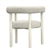 Jackie - Outdoor Textured Dining Chair - Cream - R&R Furniture Gallery (Fountain Valley, CA)