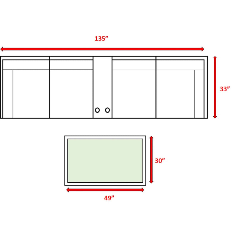 Stylish Modular Wicker Patio Seating Group - R&R Furniture Gallery (Fountain Valley, CA)
