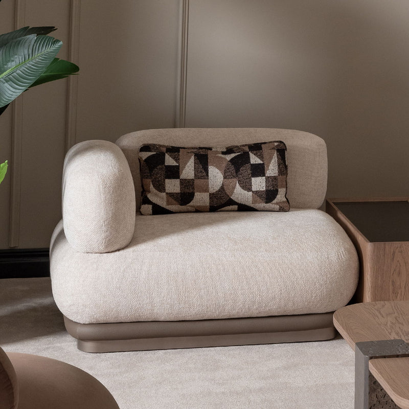 Bristol Point - LAF Chair - Fawn / Saddle Brown - R&R Furniture Gallery (Fountain Valley, CA)
