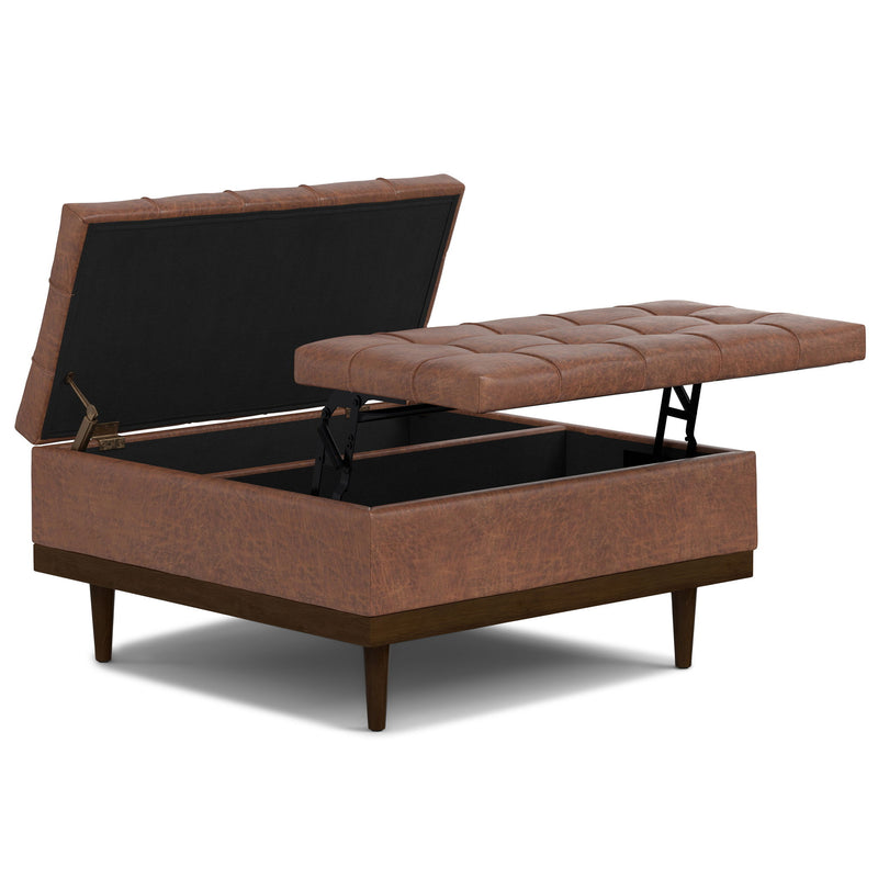 Mariah - Upholstered Lift Top Table Storage Ottoman - R&R Furniture Gallery (Fountain Valley, CA)