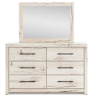Lawroy - Dresser And Mirror - Light Natural - R&R Furniture Gallery (Fountain Valley, CA)
