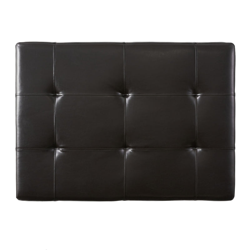 Chatham - Ottoman With Drawer Leather Storage Solution - Dark Coffee - R&R Furniture Gallery (Fountain Valley, CA)
