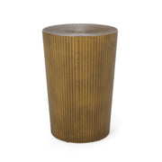 Langseth - Iron Sunburst Side Table Modern Design - R&R Furniture Gallery (Fountain Valley, CA)