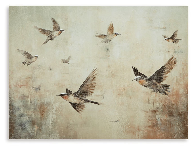 Collmund - Wall Art - Gray / Brown - R&R Furniture Gallery (Fountain Valley, CA)