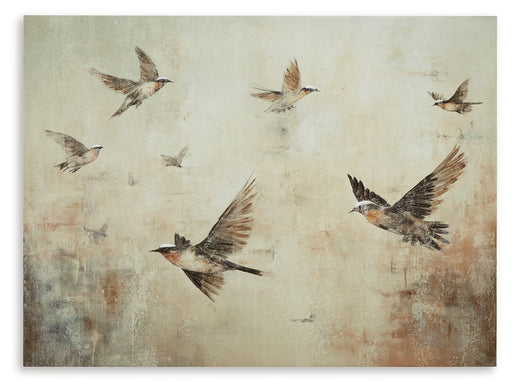 Collmund - Wall Art - Gray / Brown - R&R Furniture Gallery (Fountain Valley, CA)