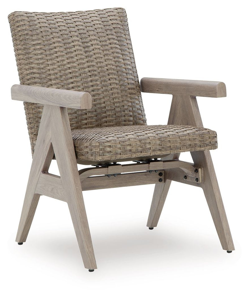 Cliff Trails - Rocking Arm Chair (Set of 2) - Beige - R&R Furniture Gallery (Fountain Valley, CA)