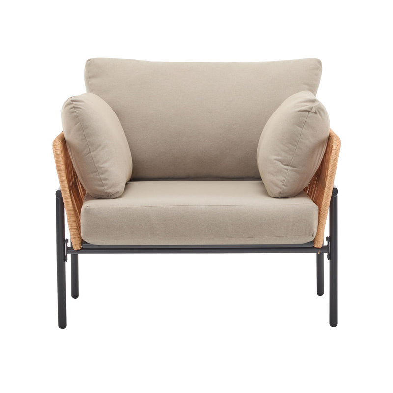 Rope Lounge Chair With Cushions For Modern Spaces - R&R Furniture Gallery (Fountain Valley, CA)