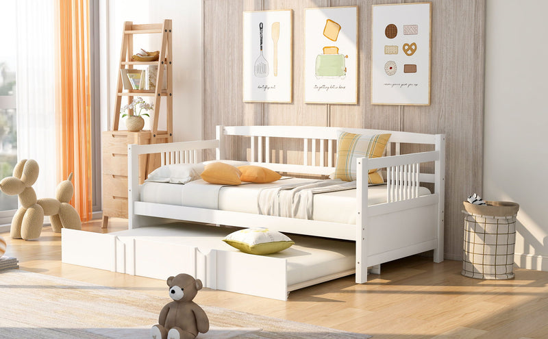 Modern DreamHaus multifunctional daybed with built-in storage drawers and sleek design, showcasing its stylish and practical features.