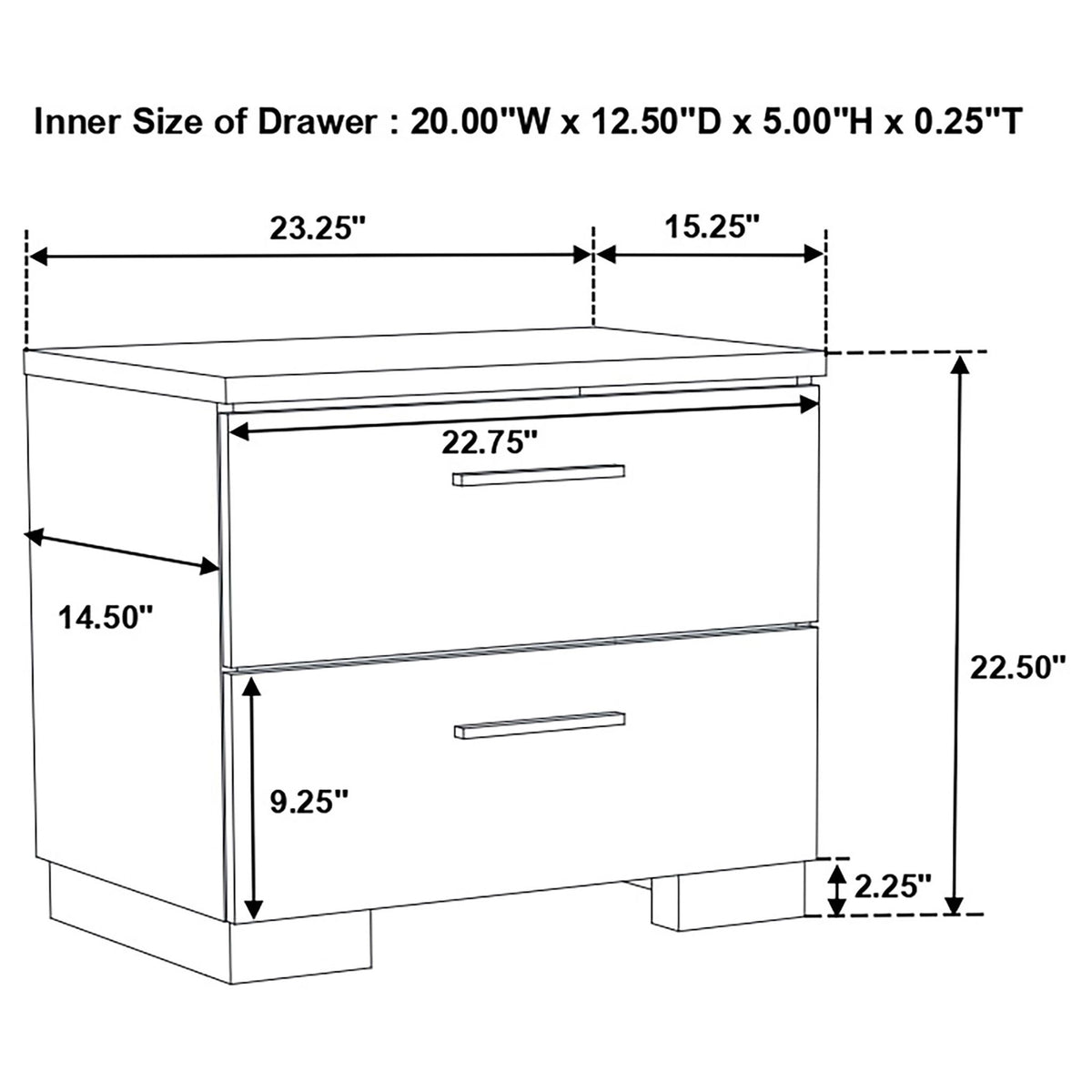 Dulcey - Bedroom Set & LED Lighting