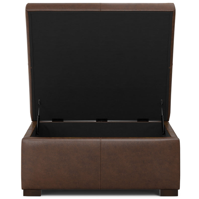 Gabbie - Coffee Table Upholstered Storage Ottoman - R&R Furniture Gallery (Fountain Valley, CA)