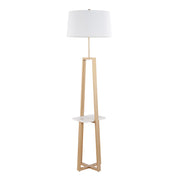 Lumi Source Cosmo contemporary glam floor lamp with a sleek design and adjustable arm, ideal for modern living spaces.