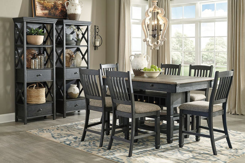 Tyler Creek - Counter Height Table Set - R&R Furniture Gallery (Fountain Valley, CA)