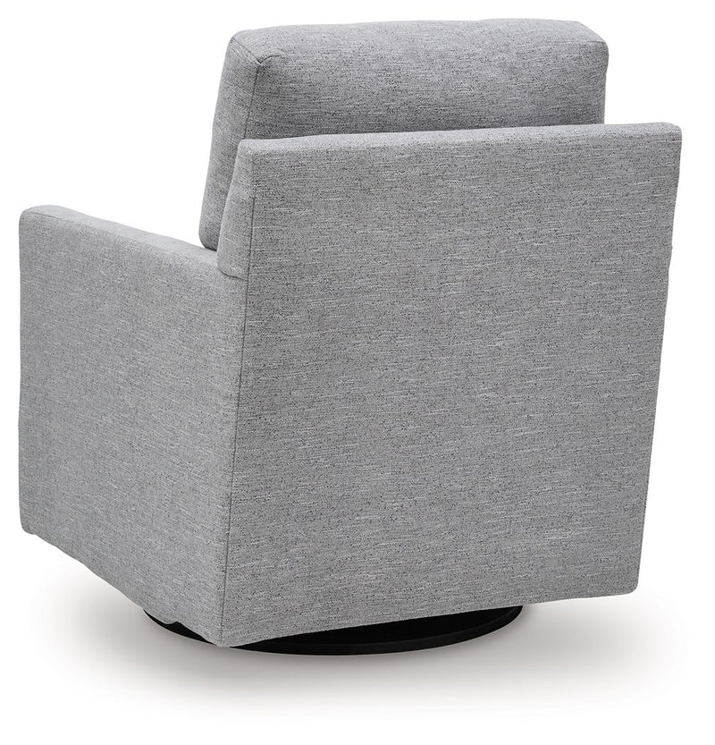 Freybourne Next-Gen Nuvella - Swivel Accent Chair - R&R Furniture Gallery (Fountain Valley, CA)