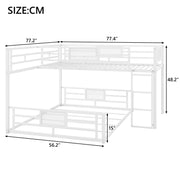 Dreamland L-shaped bunk bed with safety features, featuring sturdy wood construction and space-saving design for kids' bedrooms.